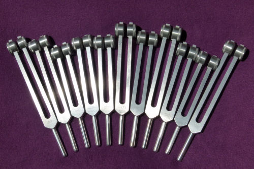 tuning forks set for meditation
